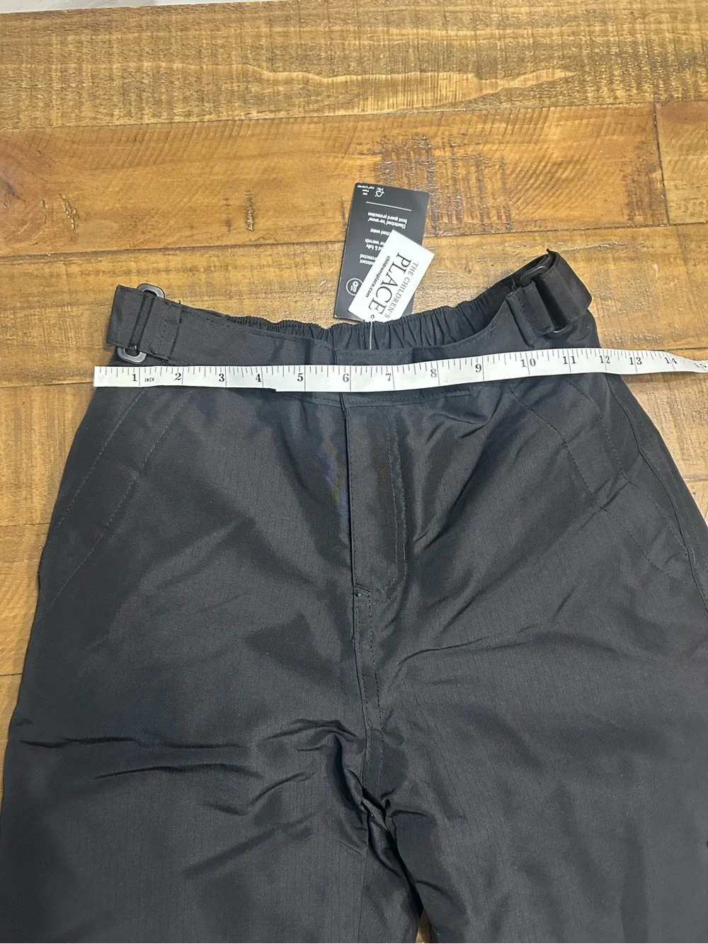 Kids Black Snow Pants
